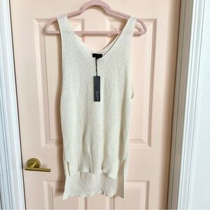 NWT knit chocolate USA sweater vest